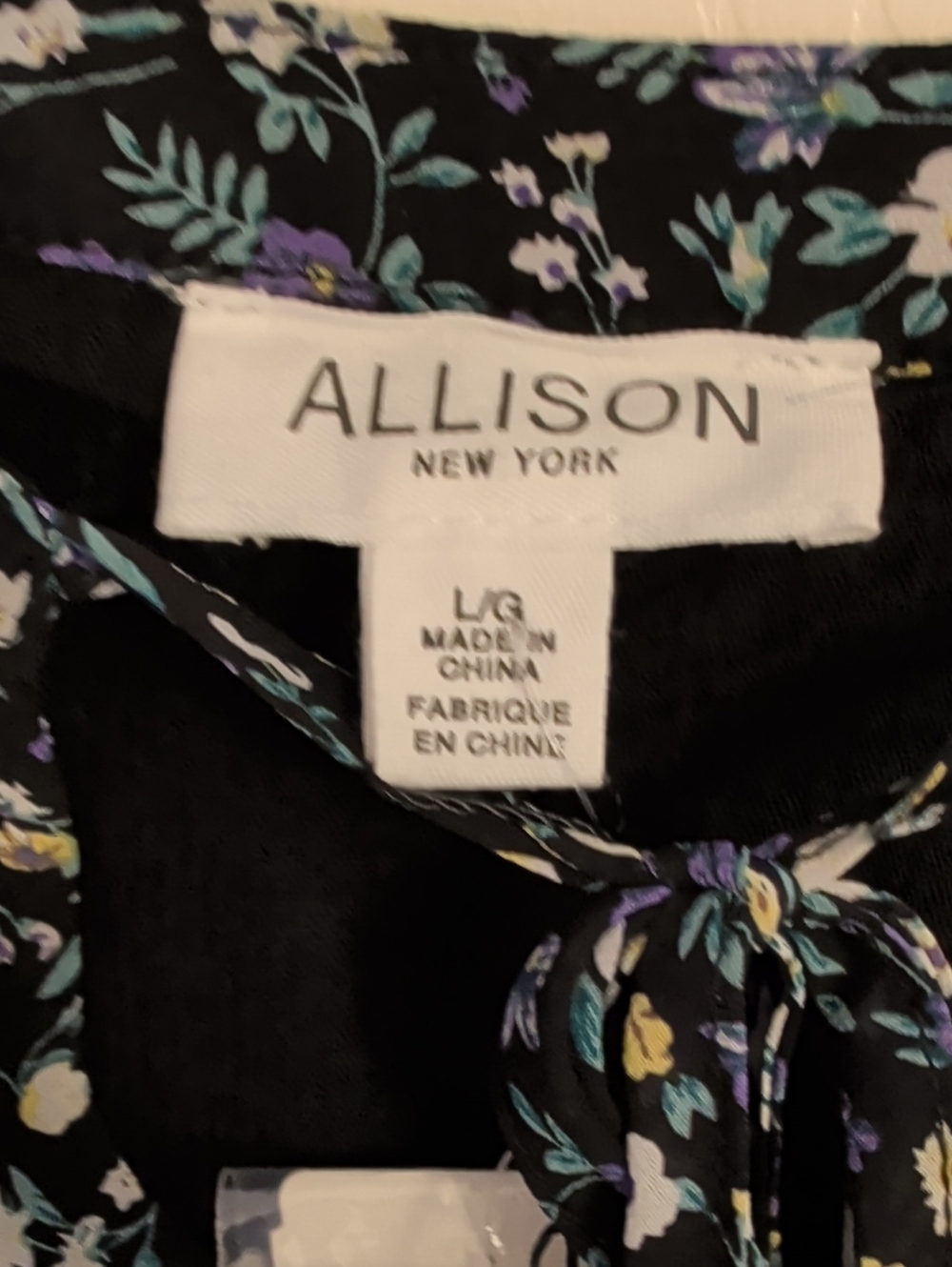 Allison New York Ruffled Floral Blouse NWT - Picture 8 of 8